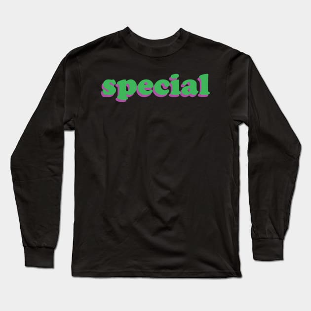 "Special" Long Sleeve T-Shirt by Nate's World of Tees